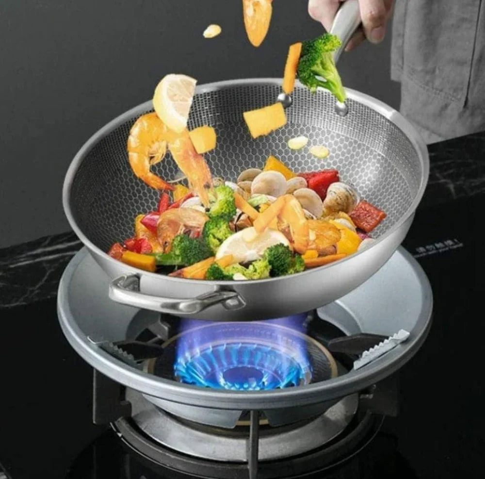 Gas Saver Burner Stand Gas Chula Burner Gas Saver Stand Jali Ring TrendTek Fire & Windproof Energy Saving, Gas Chula Support Stand 4 Legs Supported for Indian Gas