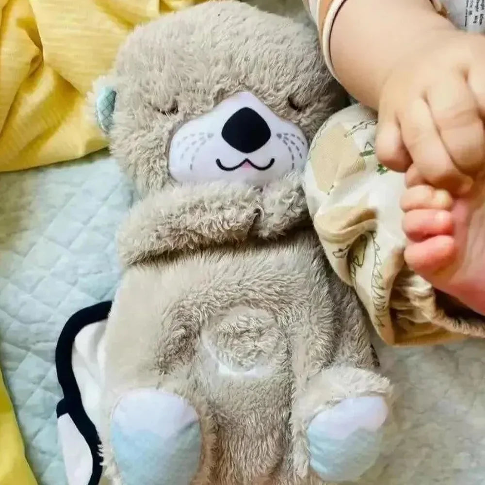 Portable Plush Baby Toy with Music, Sounds, Lights and Breathing Motion, Breathing Toy Teddy Bear with Lights | Gift for Kids | Size 30cm